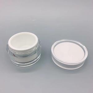 Wholesale Cylindrical Transparent Empty Cream Jars Housing Inside White Eye Cream from china suppliers
