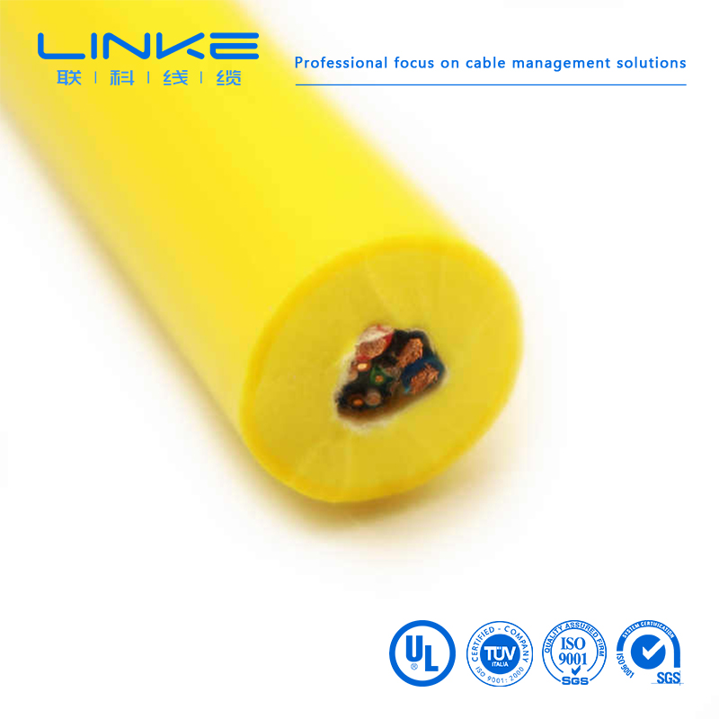 TPE Underwater zero buoyancy cable Wire Rov Floating Cable Waterproof For Submarine