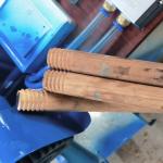Wooden Rod Thread Processing Tool for Broom Bar Production in Building Material