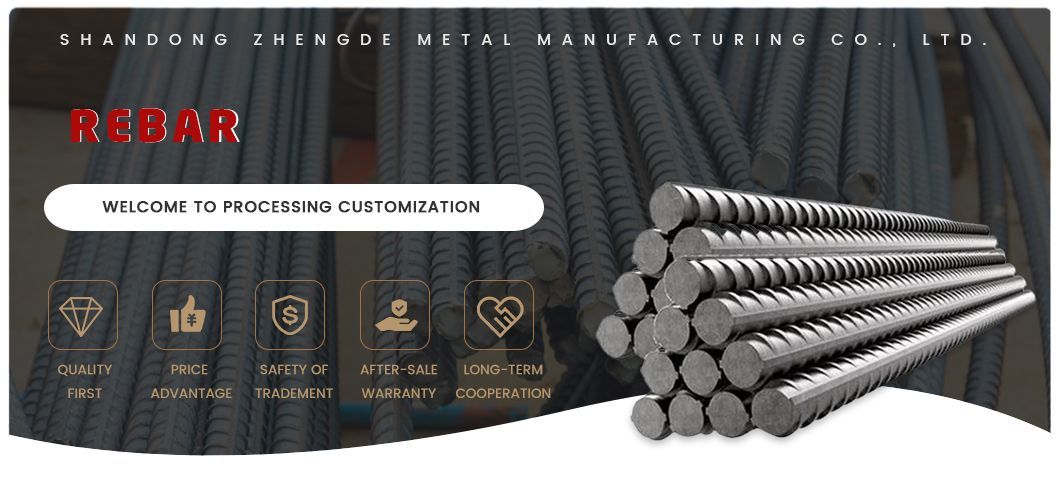 Construction Machinery Used Manufacturer Price Sales 6m 12m HRB400 HRB500 Hot Rolled Steel Rebar