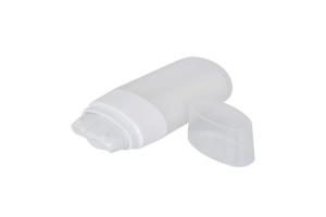 Wholesale Dual Chamber Flat Airless PP Bottle 7.5ml*2 15ml*2 For Lotion Packaging from china suppliers