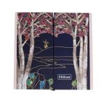 4c Offset Printing Book Shape Folding Gift Box flocking paper