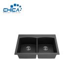 Double Bowl Topmount Granite Kitchen Sink Granite Composite Kitchen Sink For