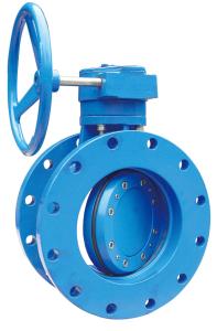 Wholesale Ductile Iron Flange Butterfly Valve With Gear Box Operator Eccentric Type from china suppliers