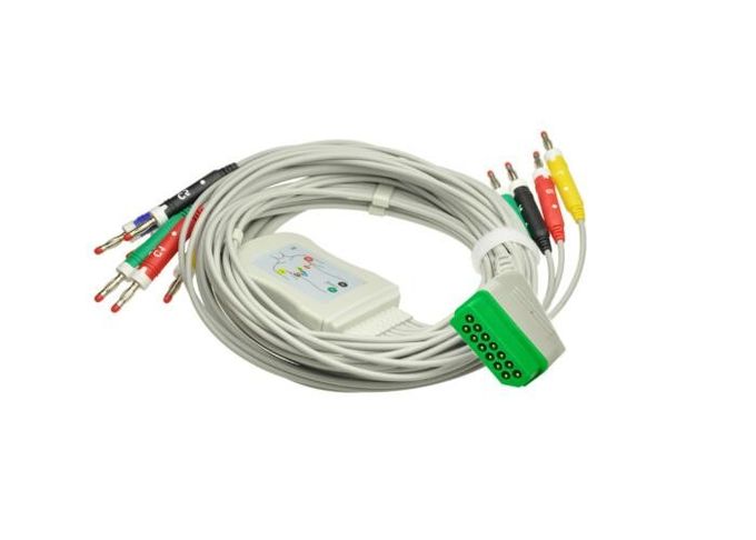 Nihon Kohden 10 Lead EKG cable with Banana leadwires For BSM-2301 BSM-2353 BSM-5100