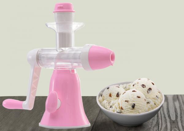 Quality 2 In 1 Function Hand Ice Cream Maker And Pure Juice Maker Low Working Voice for sale
