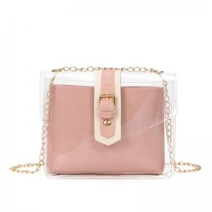 Wholesale Summer Transparent Clear PVC Jelly Shoulder Bag from china suppliers