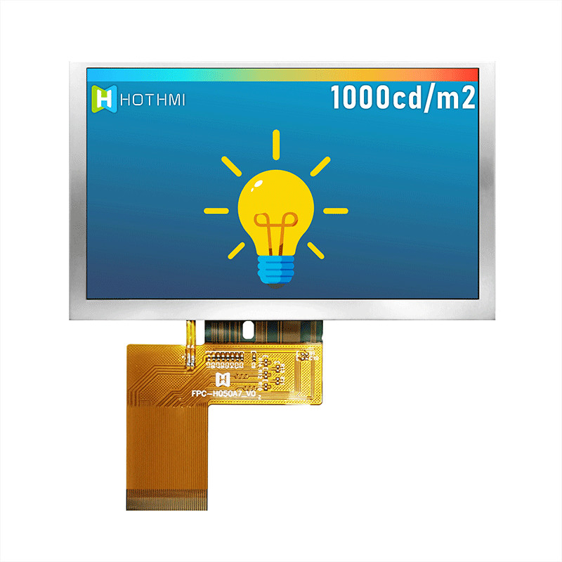 High Brightness Sunlight Readable TFT Display 5 Inch IC ST7262