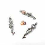 Silver Plated Skull Ghost Pearl Cage Bead Cage Pendant Essential Oil Diffuser