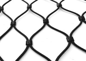 Wholesale Aisi 304 316 Black Oxide Wire Rope 4.0mm Stainless Steel Wire Aviary Mesh 200x200mm from china suppliers