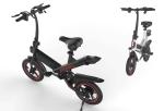 Lightweight Portable Folding Electric Bike 12 Inch Aluminium Alloy Frame