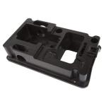 OEM ABS PMMA POM Injection Molded Plastic Parts 100% Inspection