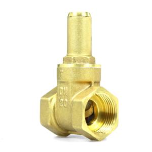 Wholesale Brass Water Meter Gate Valve 2 Inch 3 Inch 4 Inch Triangle Gate Valve from china suppliers