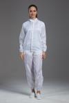 Food Processing Garment Resuable Combed Fabric yellow hooded jacket and pants