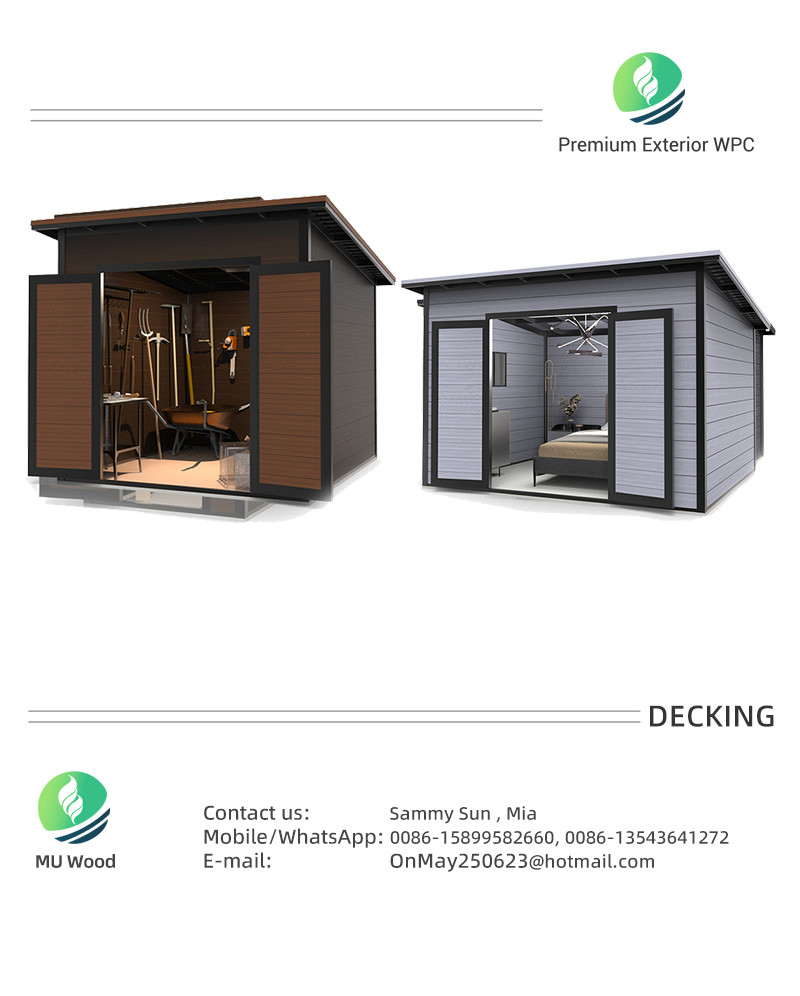 Landspcape WPC Decking Panel Boards High Strength Waterproof
