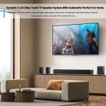 Outstanding 5.1CH Blue Tooth Speaker System Excellent for Home Theater and TV
