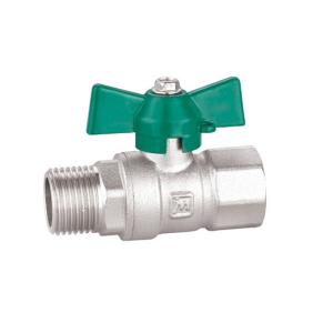 Wholesale 1/2&quot; T Handle Brass Gas Ball Valve 16 Bar Sand Blast Processing from china suppliers