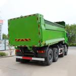 Automatic Air Conditioner 460HP 6.5m Howo Tipper Truck 12 Wheels Diesel Used