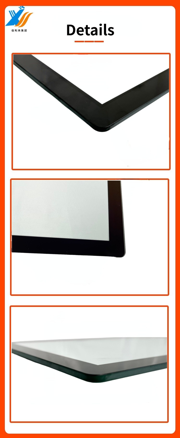 Customized 15.6 Inch PCAP Touch Panel With AR Technology IIC Interface And High Light Transmission