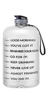 Water Bottles Fitness Gym Sports Jug Big Capacity Plastic eco friendly Water Bottle with Straw Drinking