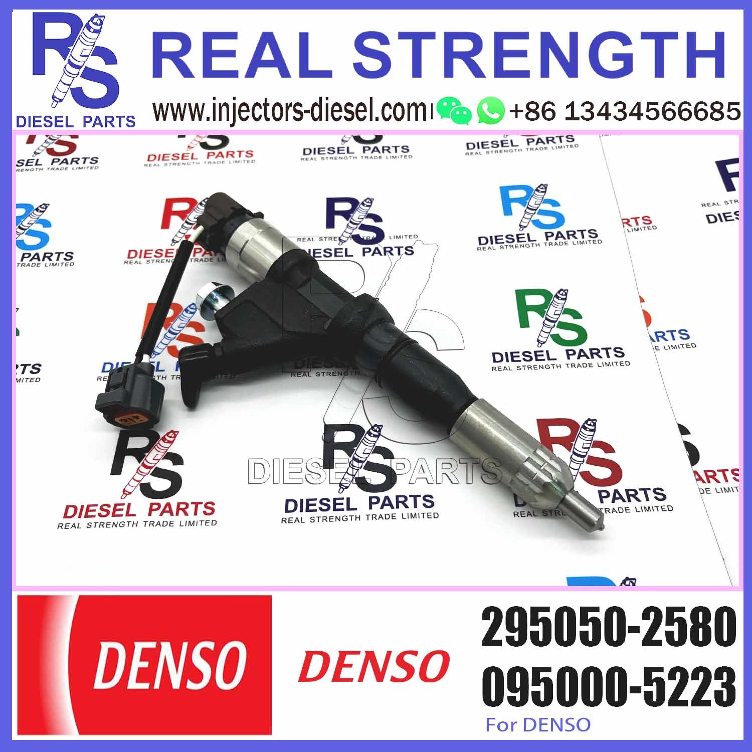 Engine fuel injector 095000-6353/095000-6350-095000-6352 8-97192596-3 095000-7680 23670-0R0180 295050 -1890 295050-2580