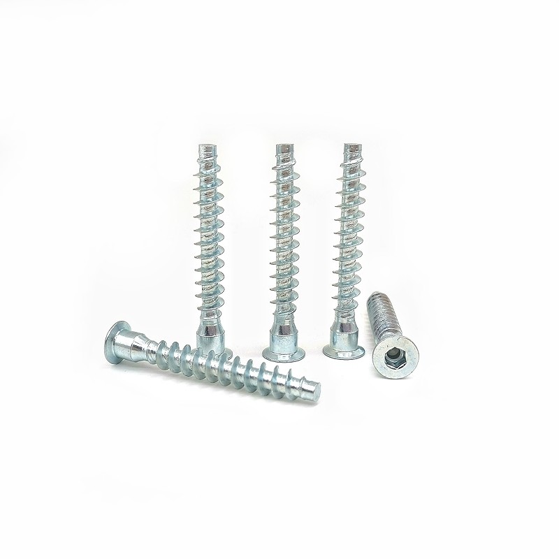 Customized Hexagon Self-Tapping Screw Countersunk Mountain Wire M6*40