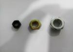 Black Zinc Stud Nut Bolt , M8 Hex Nut ISO Standard For Furniture Machine