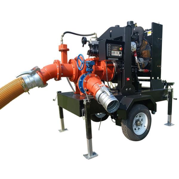 Self Priming Pump Portable Trash Water Pump High Performance Diesel Engine Pump Set