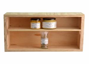 Wholesale Layered Custom Wood Serving Tray , Wooden Kitchen Tray For Roost T Handle Apothecary Jar from china suppliers