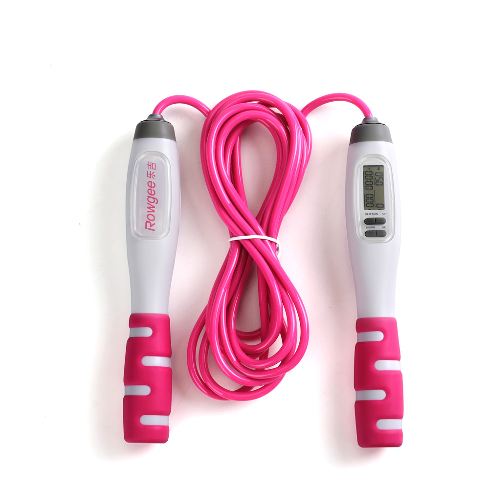 Fitness Jump Rope Smart Digital Adjustable PVC Jump Ropes For Fitness Indoor Outdoor Skipping Rope ASJ-01