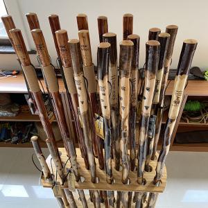 Wholesale Outdoor Hiking Peach Wooden Walking Sticks For Seniors from china suppliers