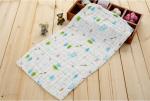 Natural 40S Cotton Bamboo Swaddle Blanket For New Born Breathable