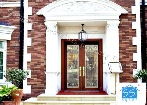 Wholesale Hollow Beveled Tempered Glass , Building Float Beveled Glass Door Panels from china suppliers