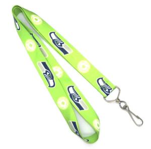 Wholesale Green Sports Polyester Neck Strap Lanyard Free Artwork Under Customer Logo from china suppliers