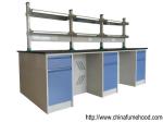 Easy Cleaning Steel Lab Furniture , Standard Socket Steel Lab Bench