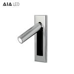 hotel led flexible arm book reading wall light/led reading light 12v/headboard