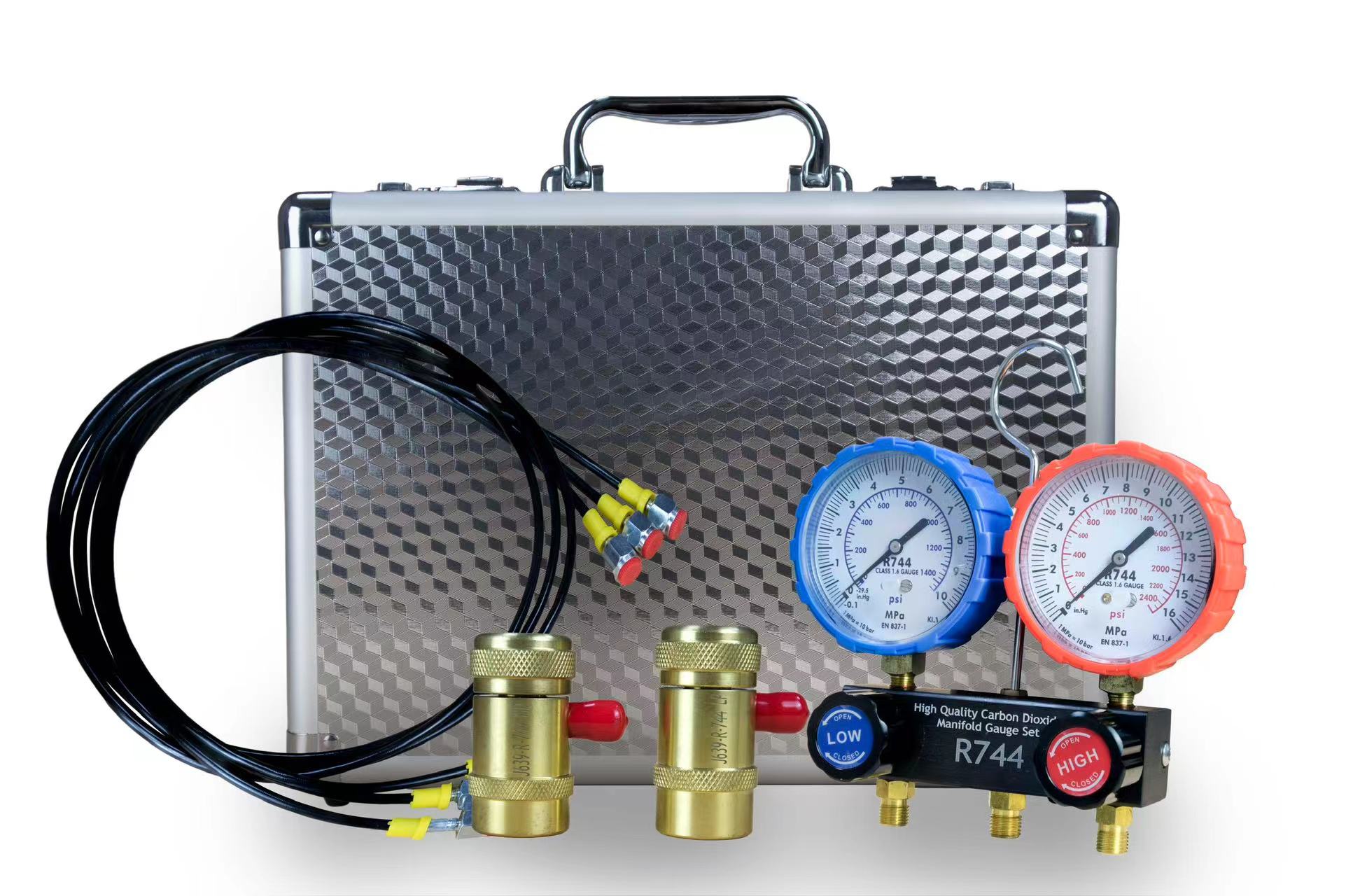 R744 Air Compression Technology Manifold Gauge Set for 744refrigerant Fluoridation