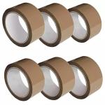 Brown Carton Sealing Bopp Packing Tape Strong Clear Adhesive Tape Jumbo Roll