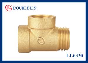 Wholesale Female X Female X Male 1&quot; Tee Brass Threaded Fittings from china suppliers