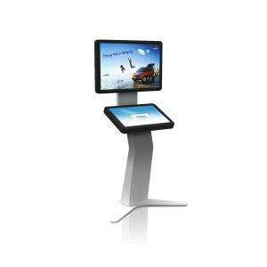 Wholesale Floor Standing Dual Screen Kiosk High Extensibility Windows Or Android OS from china suppliers