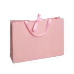 Shopping Gift Bag Custom Private Logo Printed Black Big Personalized Luxury