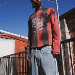Wholesale Streetwear Patchwork Long Sleeve Shirt Color Block Screen Print T Shit