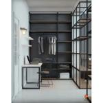 Modern Stainless Steel Hotel Room Cabinets Custom Integrated Molding Hotel Room