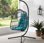 200KGS Weight Capacity Outdoor Foldable Foldable Patio Swing Hanging Chair With