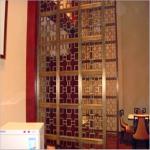 Hot sale Office partition screen PVD color metal room divider