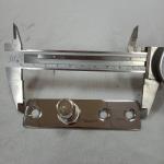 Stainless Steel Top Pivot Patch Fitting Durable For 10-12mm Glass Door