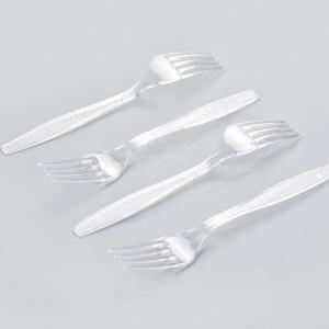 Wholesale disposable clear plastic forks from china suppliers