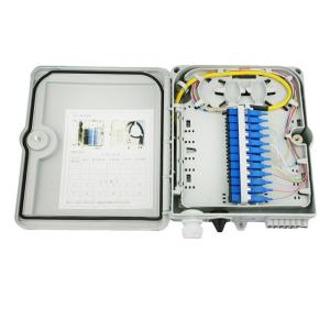 Wholesale FTTH 12 Port Fiber Optic Termination Box Electrostatic Spraying from china suppliers