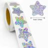 Buy cheap 100 Microns Full Color 2.5CM Glitter Sparkle Star Metallic Label Stickers from wholesalers