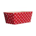 Corrugated loaf paper baking mould color printing custom paper baking pan paper